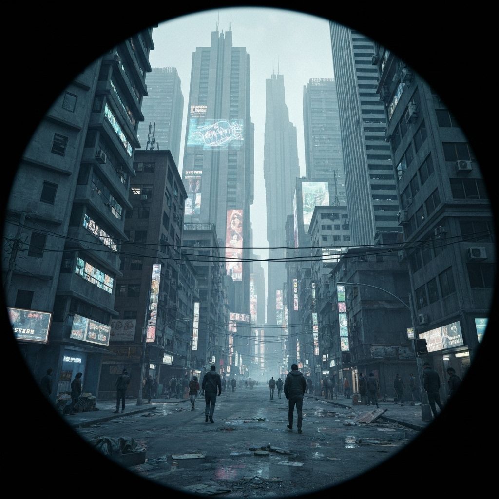 TripX 2097 — Cityscape distópico